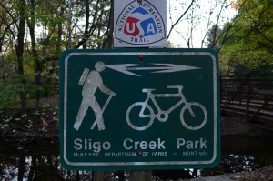 Sligo Creek Trail sign